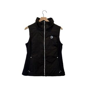 Cutler & Buck.  Women’s Black Full Zip Side Pockets Lightweight Vest Medium